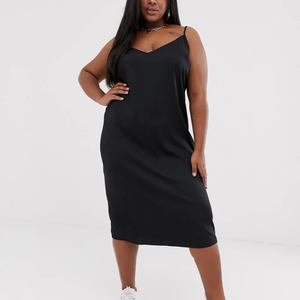 ASOS Curve Midi Slip Dress